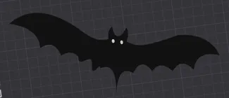Halloween Bat w/ eyes