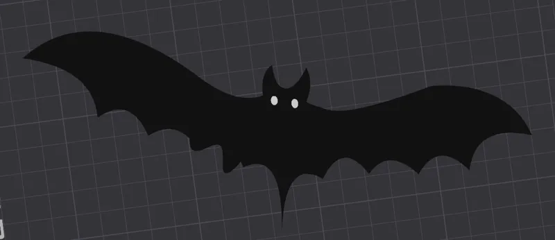 Halloween Bat w/ eyes