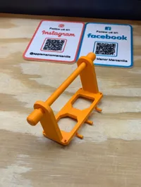 Support panneau perforé pour rouleau d'étiquettes — photo 3