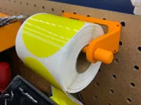 Support panneau perforé pour rouleau d'étiquettes — photo 1
