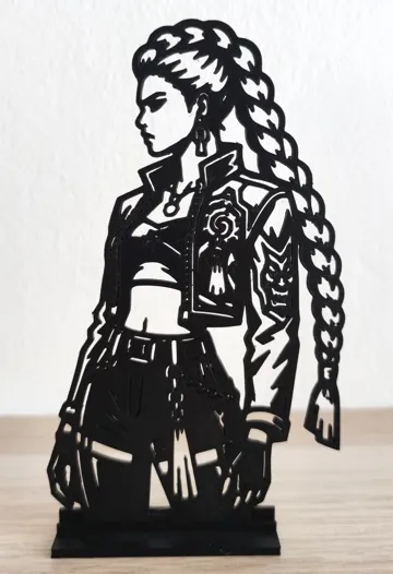 Modelo para impresión 3D: K-POP Rumi Desk Decoration — vista de referencia 3