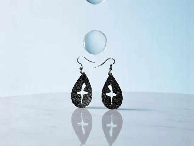 Dancer in a drop earrings