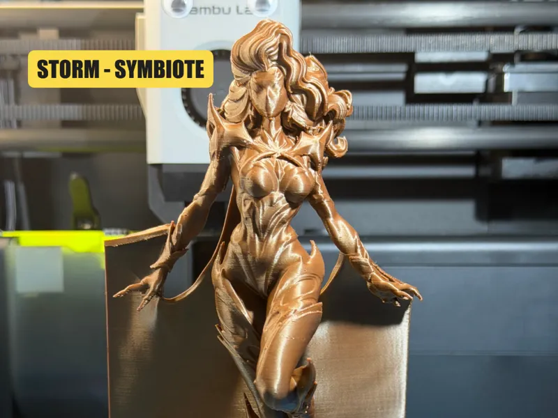 Storm Symbiote - Fan Art Sculpture