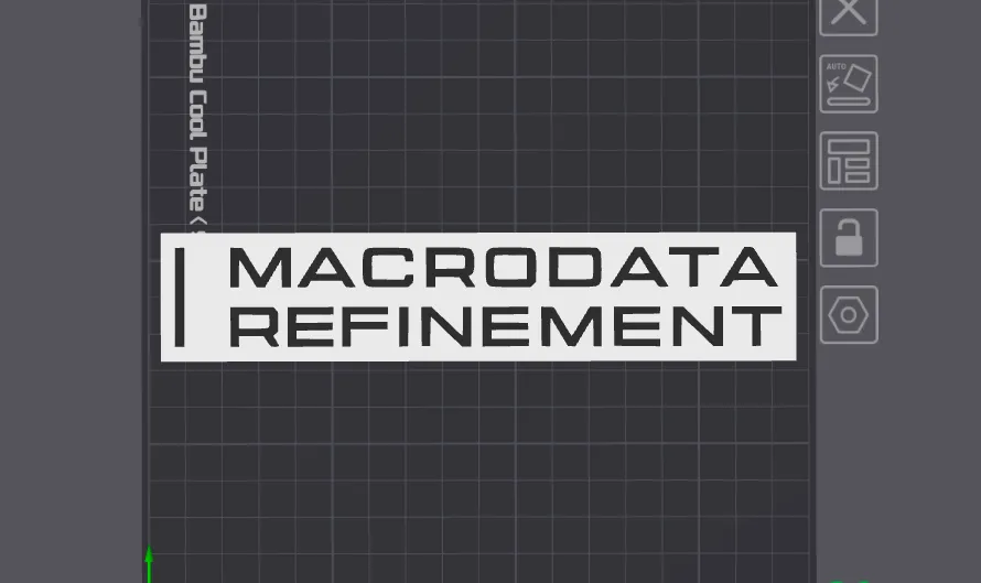Macrodata Refinement Wall Sign (Severance) - Free 3D Print Model ...