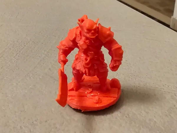 Figurine guerrier ogre