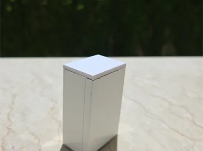 L-profile aluminum cap with snap
