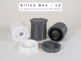Silica Box for Bambu Lab / Sunlu (v3) Spools - v2
