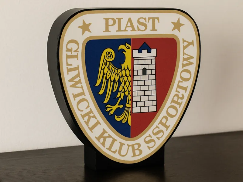 Piast Gliwice LED Lamp – 3D Printed Fan Decor