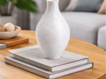 Modern Woven Spiral Vase – Elegant Home Decor 3Hr