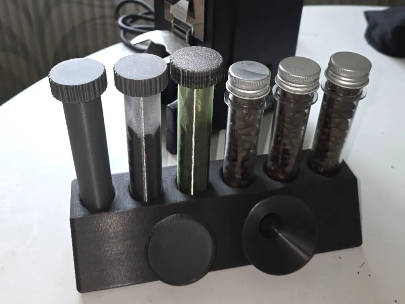 Single Dose Coffee Bean Storage Tubes Stand+Tubes 