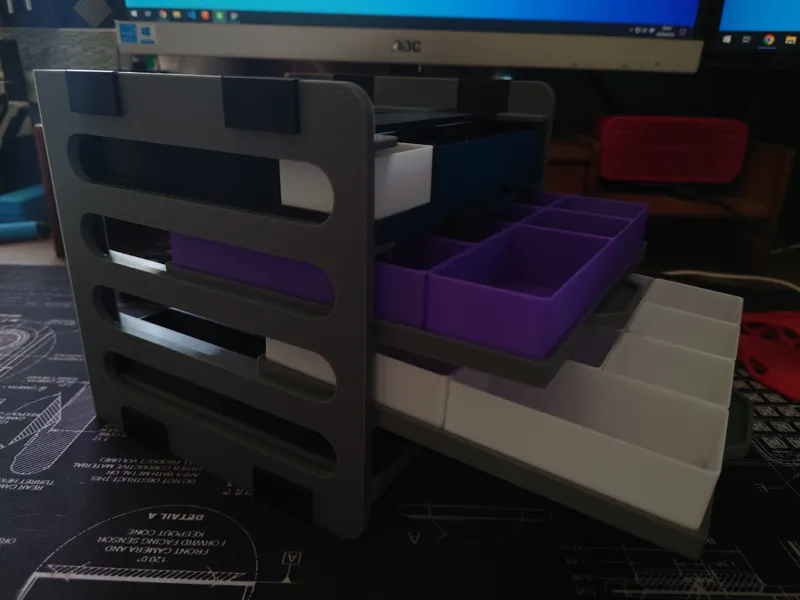 A1mini 4 Tray Storage Rack