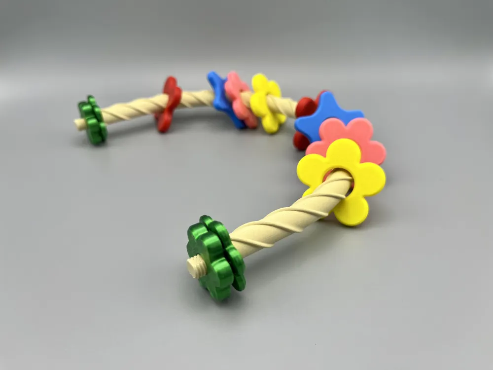 A Frame Rotation Exercise Parrot Twisting Fun Play Stand | Custom Hole Spacing | Pet/Perch Stand ...