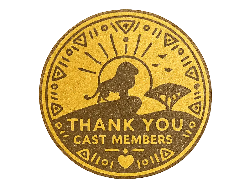 Disney Destiny cast member thank you coin 