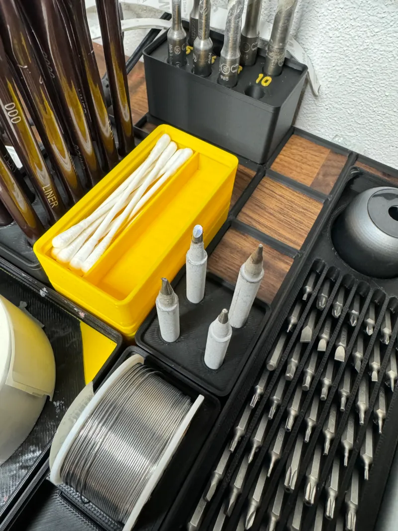 Gridfinity Soldering Tip Holder 7.5mm diameter