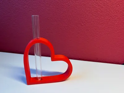 Valentine Heart with Test Tube
