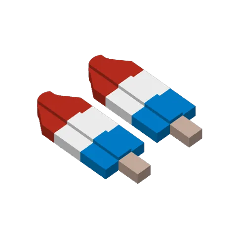 Bomb Pop Stud Earrings view 4