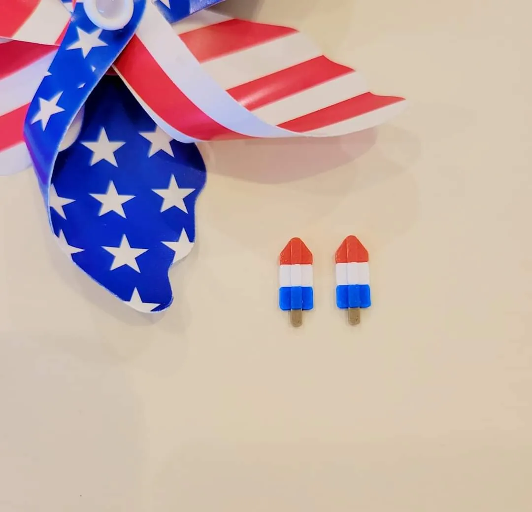 Bomb Pop Stud Earrings view 2