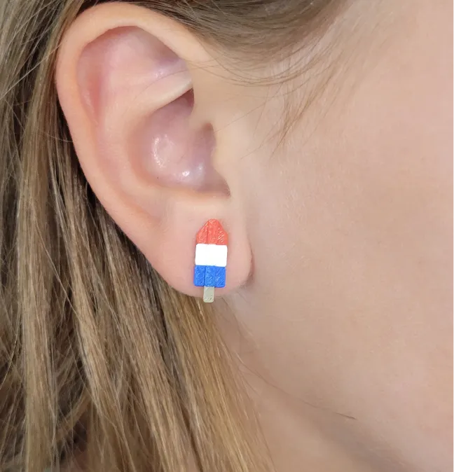 Bomb Pop Stud Earrings