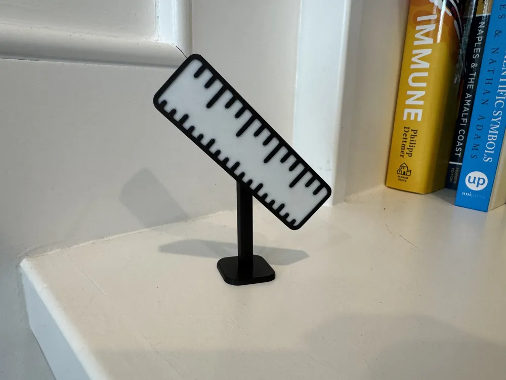 Ruler - Teacher Mini Signs by 3D Print Creative Endeavors MakerWorld ...