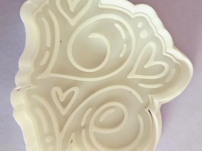 Swirly Love Cookie Cutter & Stamp