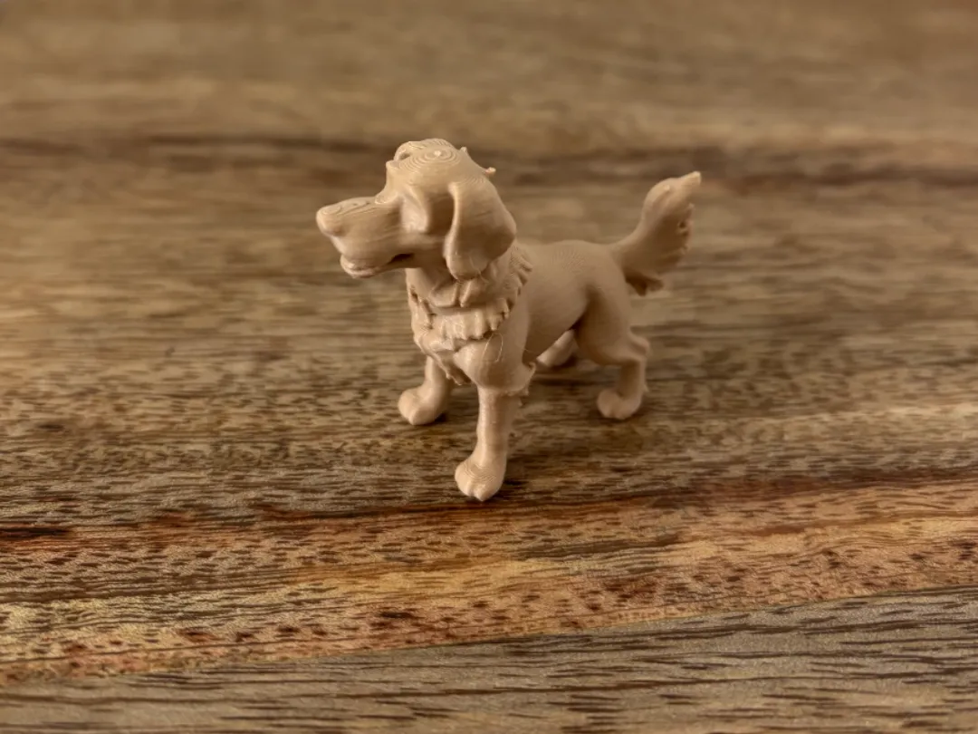 Golden Retriever debout — figurine