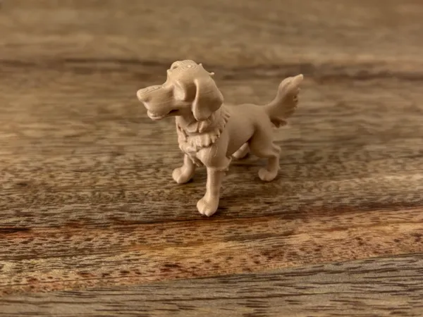 Golden Retriever debout — figurine