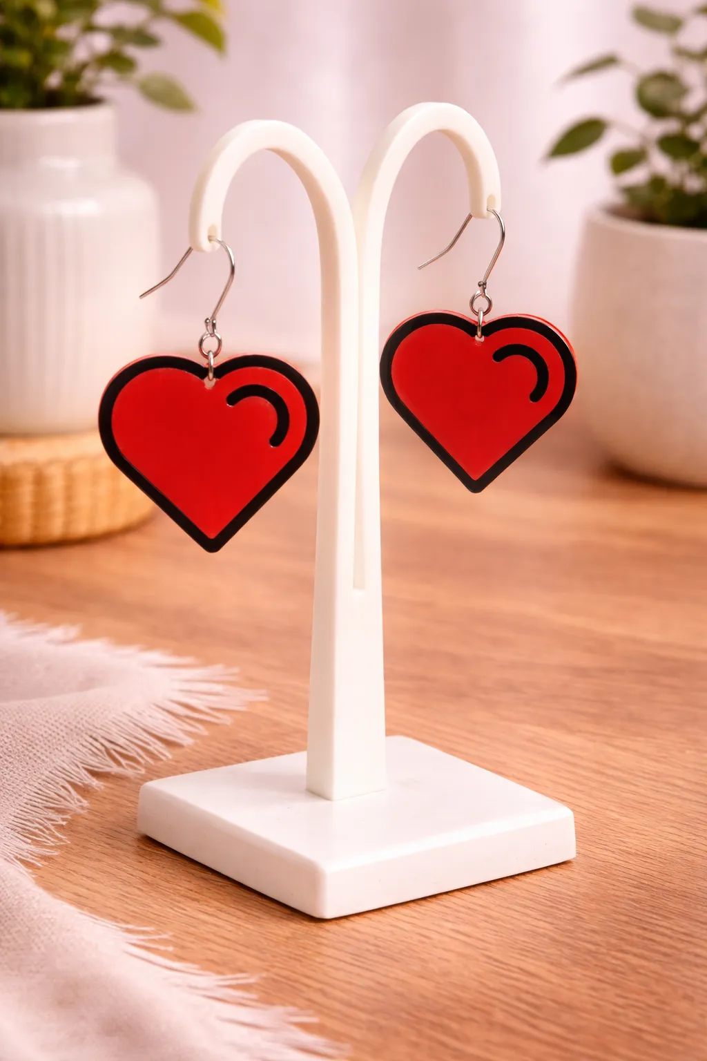 Love Heart Earrings view 2