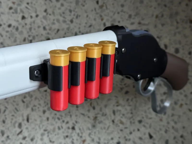 DeSteiner 1887, picatinny shotgun shell clamp