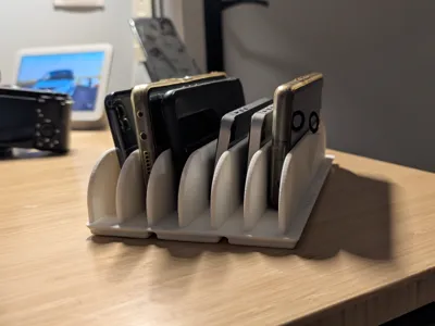 Gridfinity Phone Storage |6 Phones & 1 SIM-tool