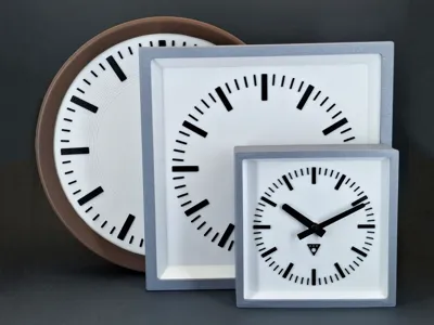 Pragotron Industrial Design Clocks
