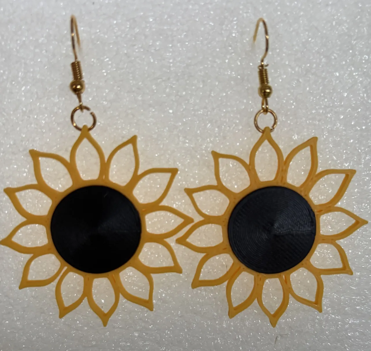 Orecchini girasole view 2