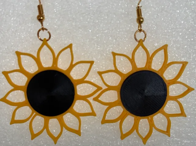 Orecchini girasole