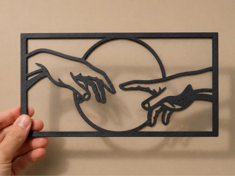 Minimalist Hands Wall Art