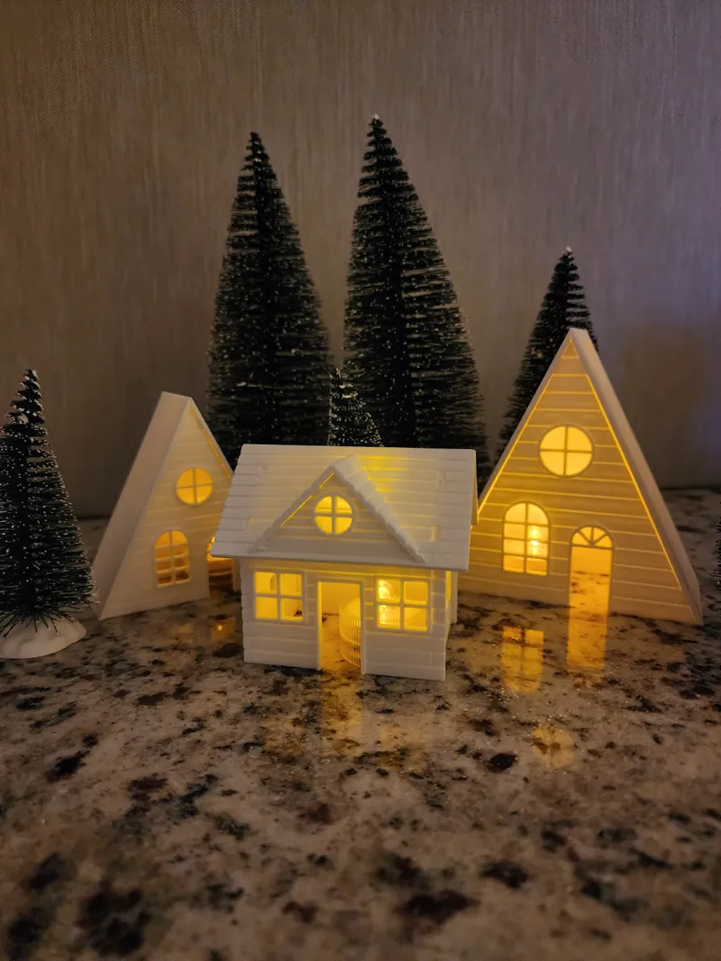 Cozy Light Up Village Set (Snap Together)