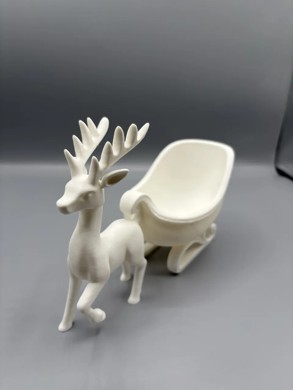 Reindeer & Sleigh Christmas Catchall Bowl view 3
