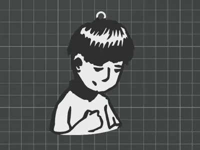 Key Ring  Kid vodoo