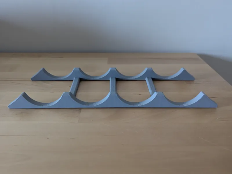 Bottle/can holder for fridge - 4 in a row