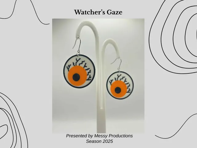 Halloween Eye Earring