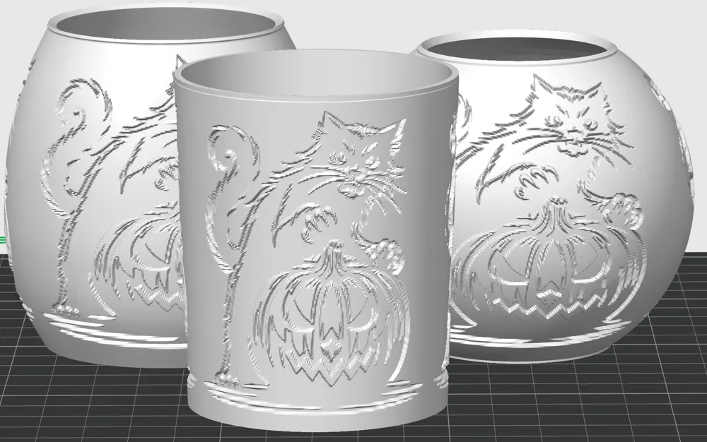 Tealight Halloween Cat by msprint MakerWorld: Download Free 3D Models