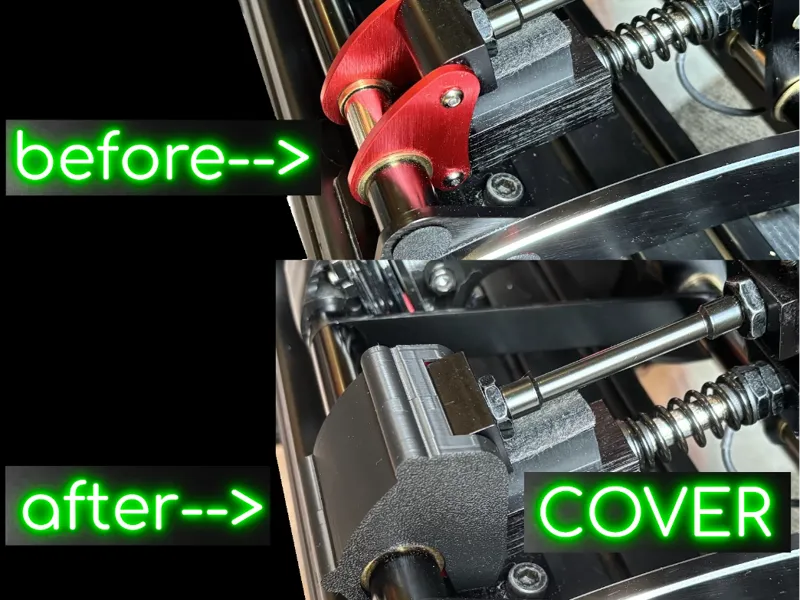 Cover Clutch Fanatec Clubsport V3 Pedal Color Mod 