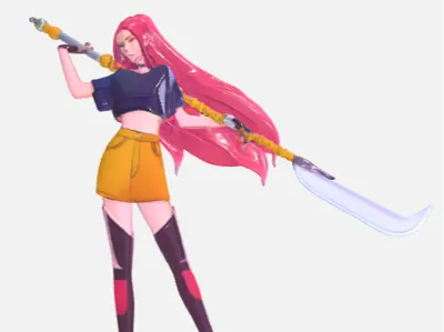 K-pop Demon Hunters - Mira from photo -