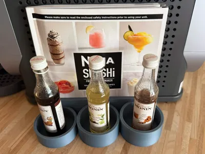 Syrup / Recipe Book Holder For Slushy Machine