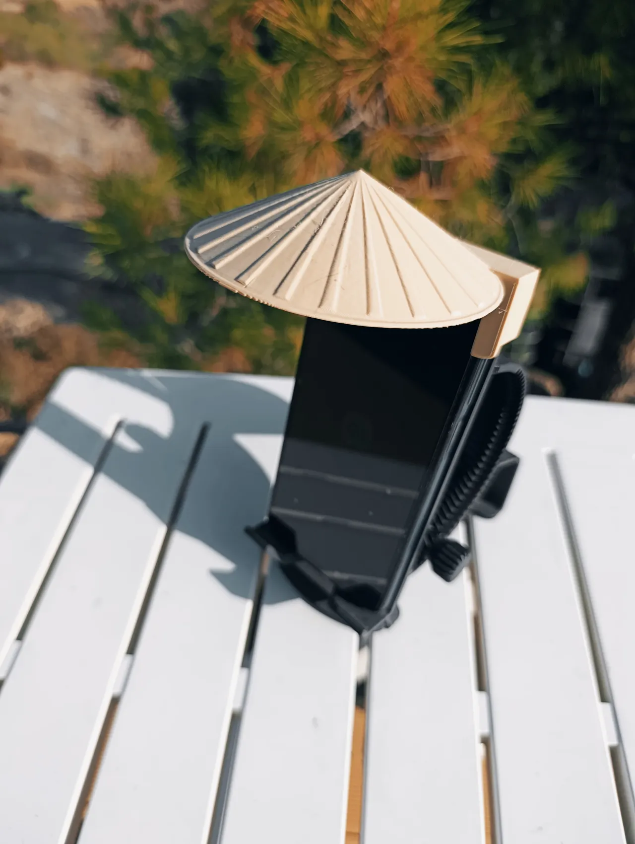 Asian Hat Cellphone shade view 4