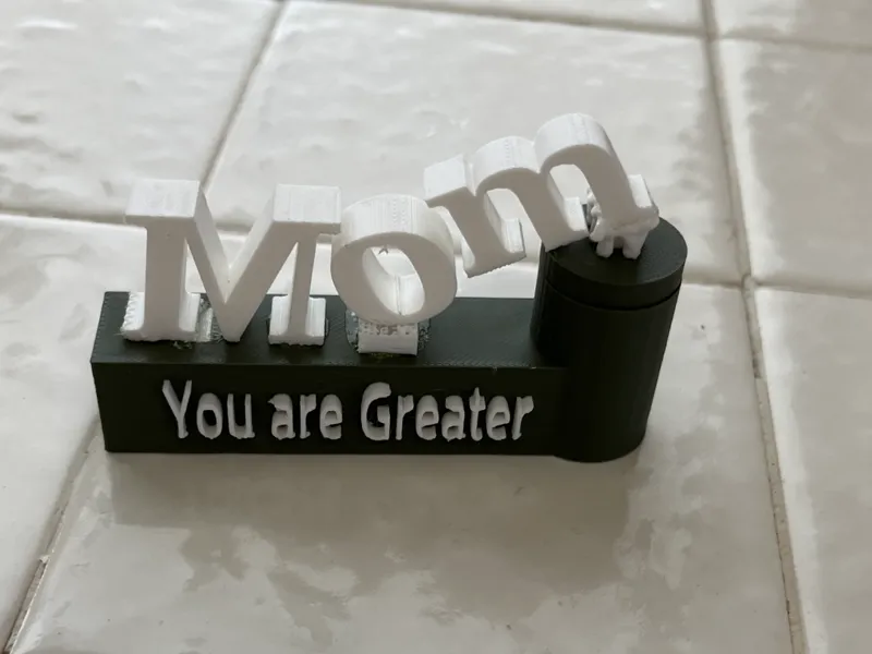 Mother's Day Decorative Name Plaque