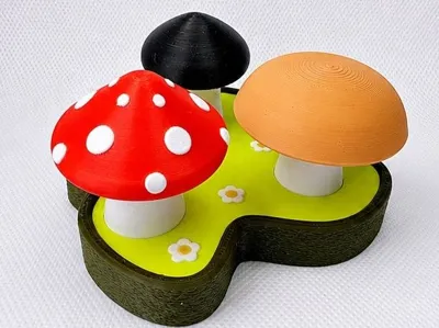 Forest Mushroom Clicker Set
