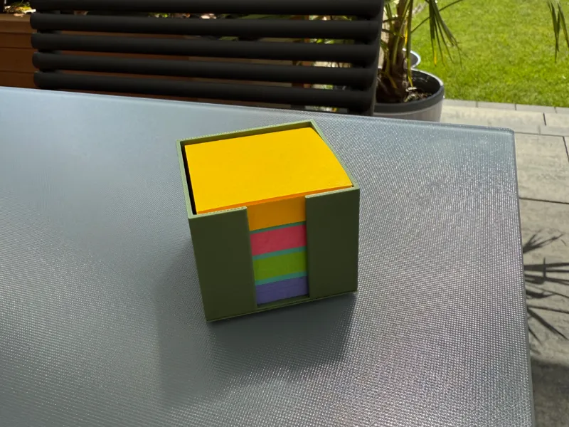 Small sticky Notes Holder, Box for 51 × 51 mm Pads