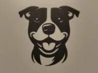 Décoration murale silhouette de chien — photo 1