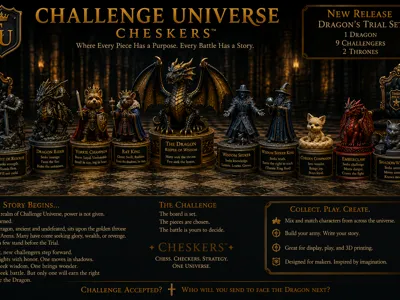 Challenge Checkers - Wisdom and Seeker