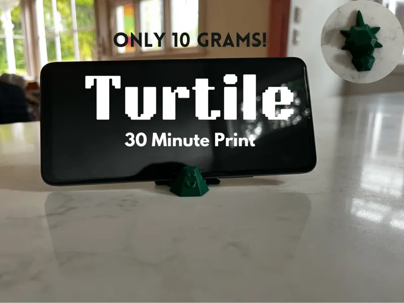 Turtile The Keychain Phone Holder! - QUICK PRINT