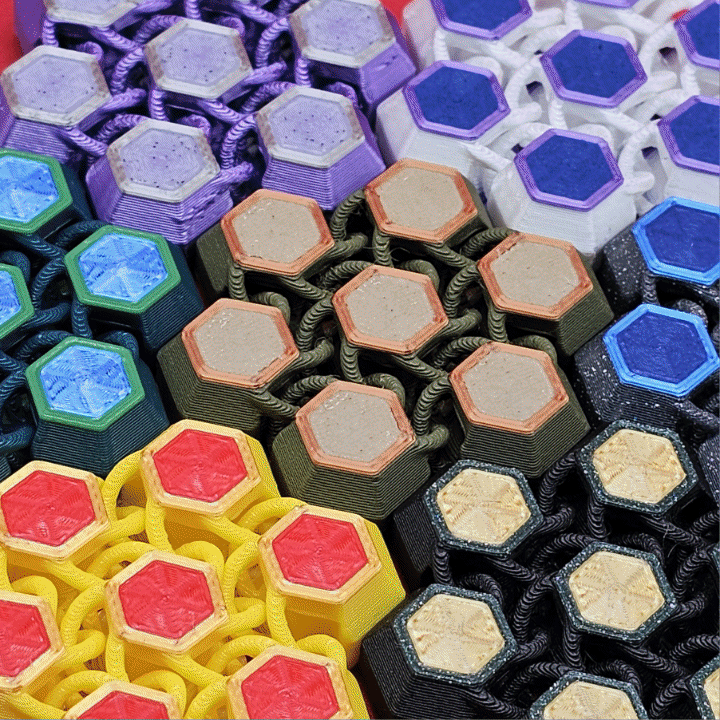NASA Chainmail Fabric, Honeycomb Pattern